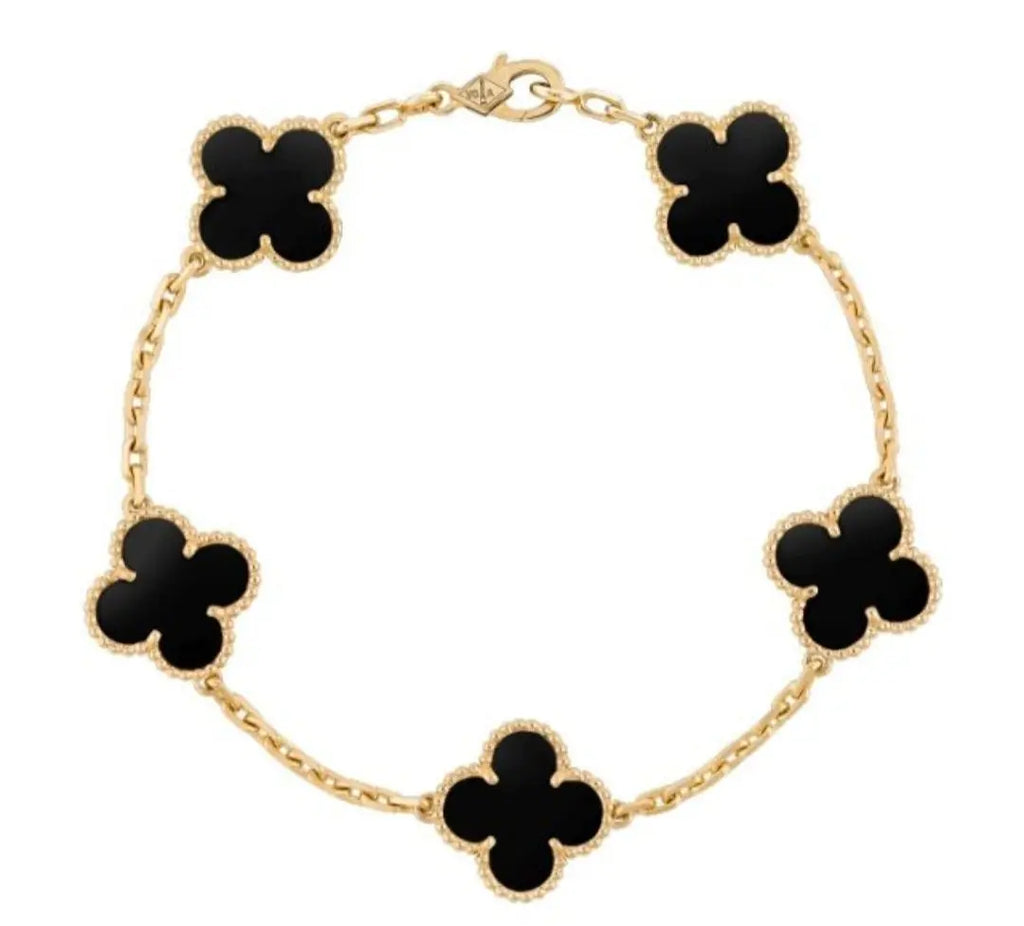 Clover Charm Bracelet - Lucky Symbol Maison Aurum