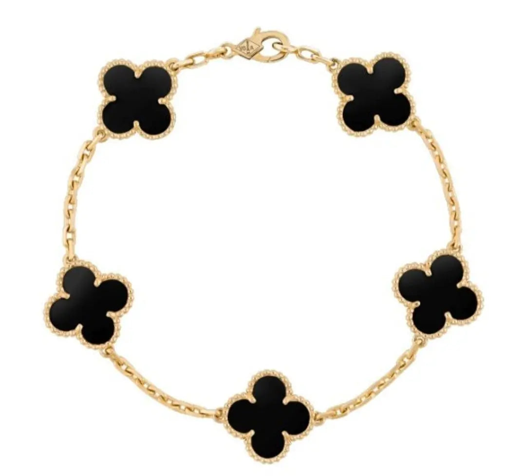 Clover Charm Bracelet - Lucky Symbol Maison Aurum