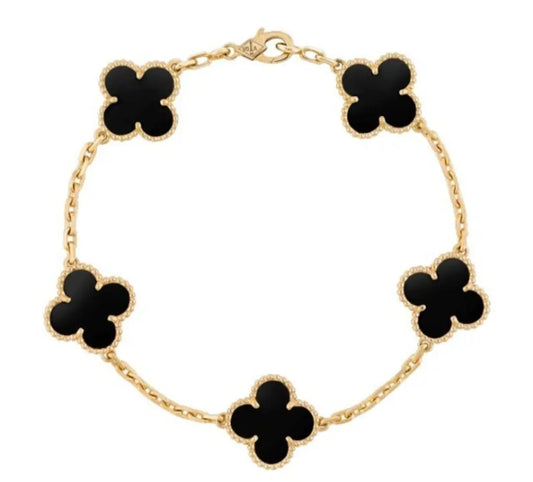 Clover Charm Bracelet - Lucky Symbol Maison Aurum