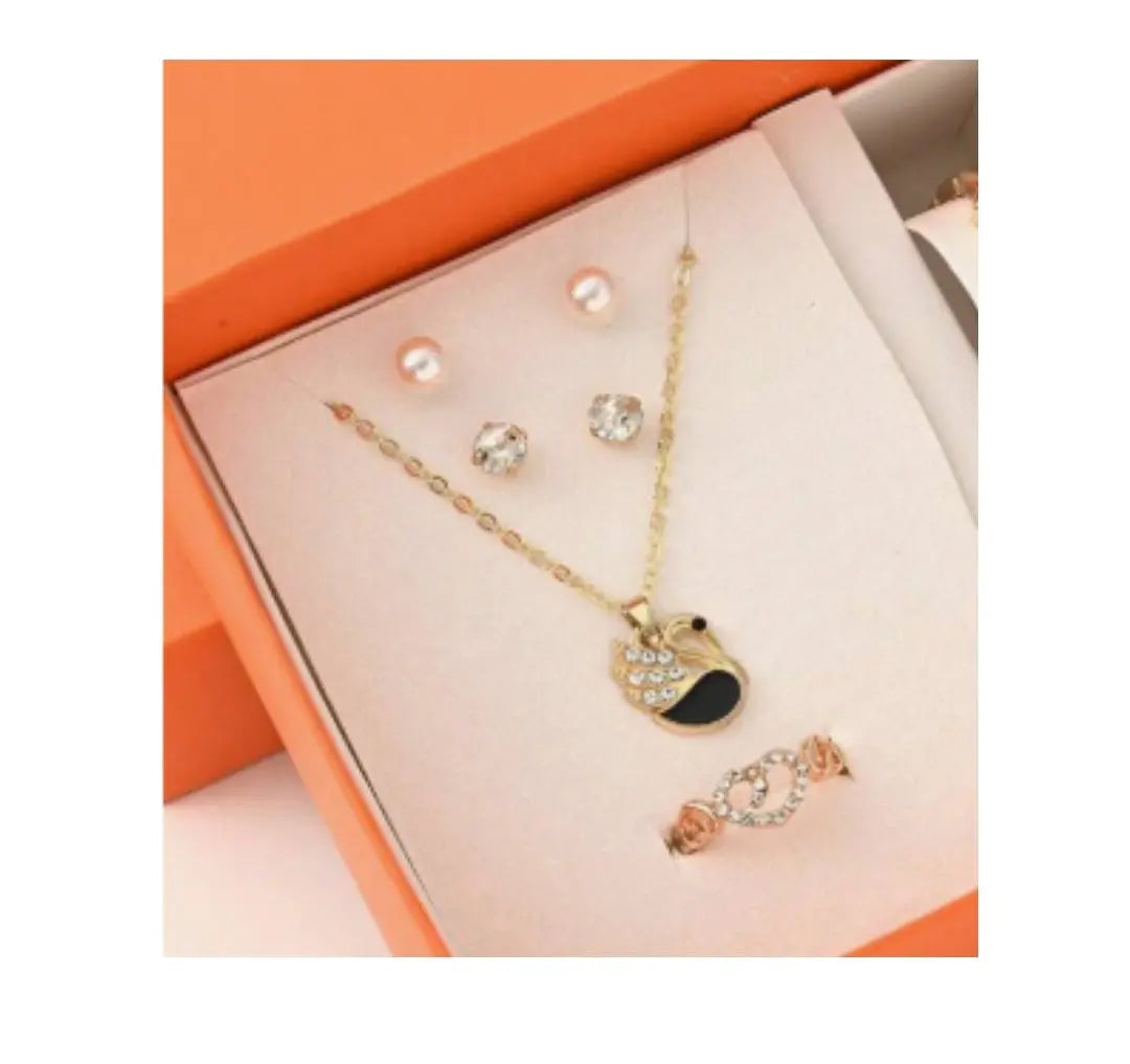 7 Piece Jewellery Box with Roses Maison Aurum